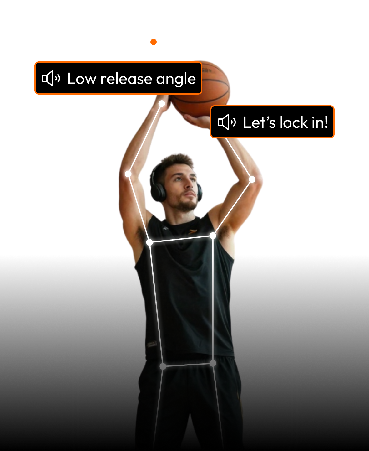 Kima AI analyzing basketball shot mechanics